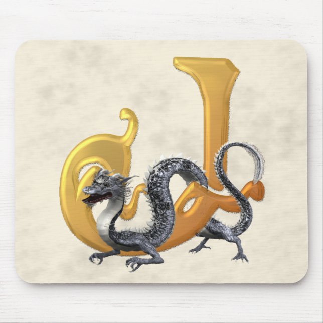 Dragonlore Initial J Mouse Pad (Front)