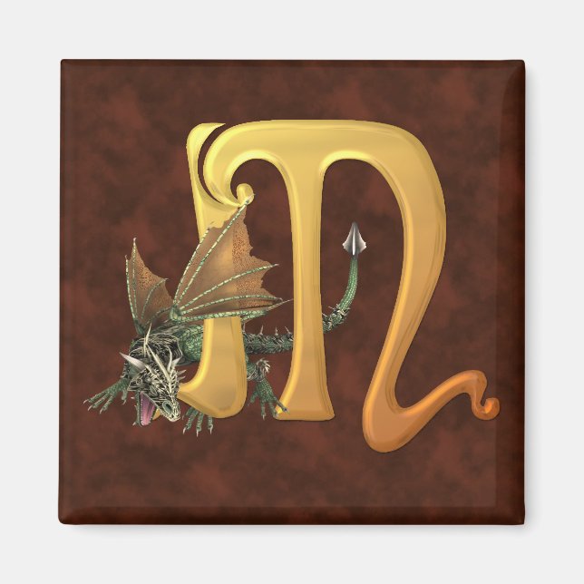 Dragonlore Initial M Magnet (Front)