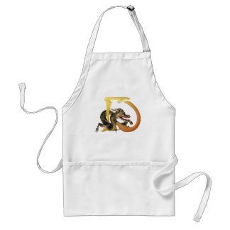 Dragonlore Initials D Adult Apron