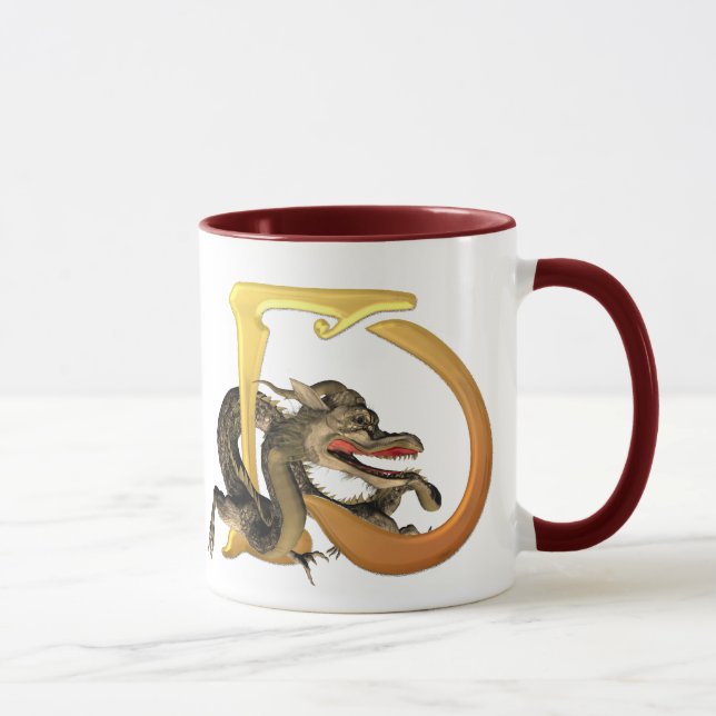 Dragonlore Initials D Mug (Right)