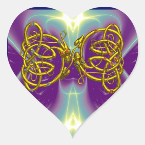 DRAGONLOVE HEART STICKER