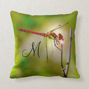 Dragonlyte Monogram Throw Pillow