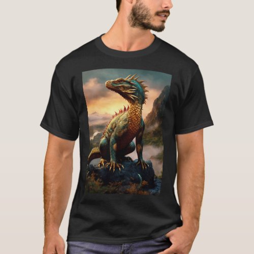 Dragonous Horned Lizard T_Shirt