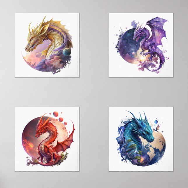 Dragons 2 Print Set (Front)
