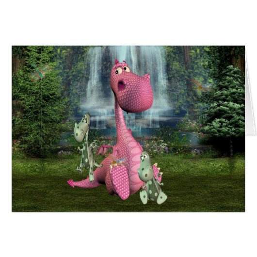 Dragons and Dragonflies Cards (Front Horizontal)