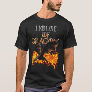 Dragons and Fire Cool Fantasy T-Shirt