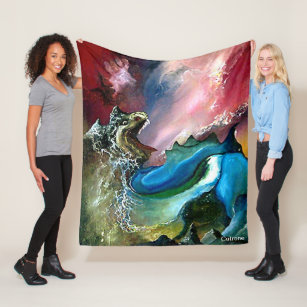 Dragons Backbone Fleece Blanket