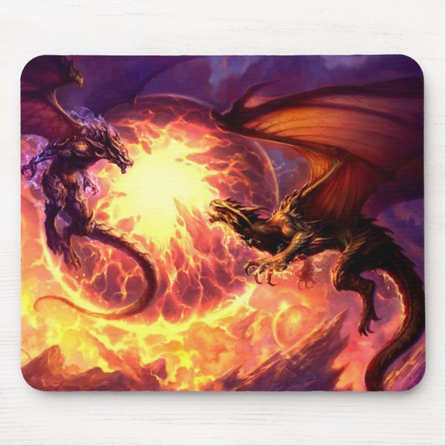 Dragons battle mouse pad (Front)