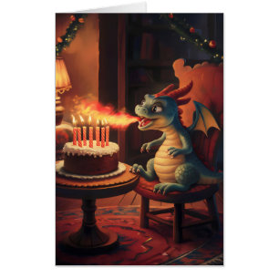 Dragon's birthday. card