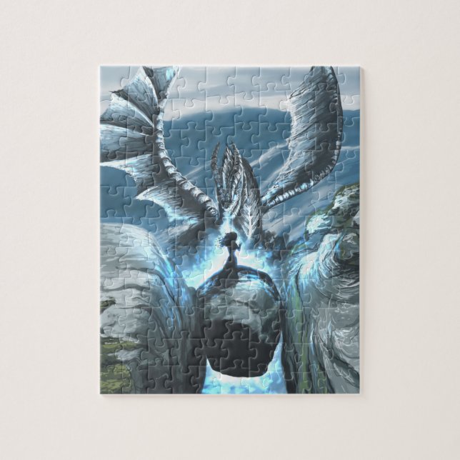 Dragons blow jigsaw puzzle (Vertical)
