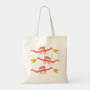 Dragons Breathing Fire Tote Bag
