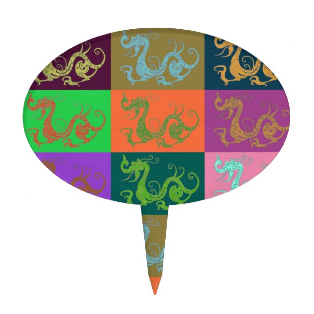 Dragons Cake Pick (Front)