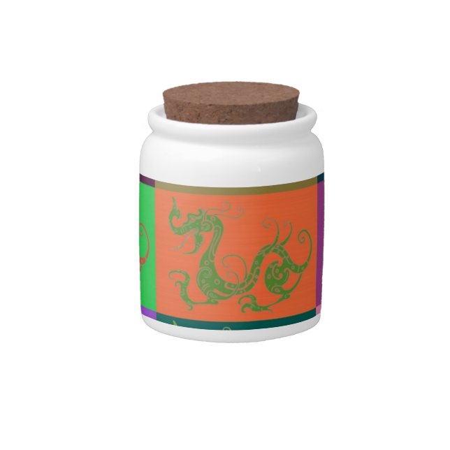 Dragons Candy Jar (Front)