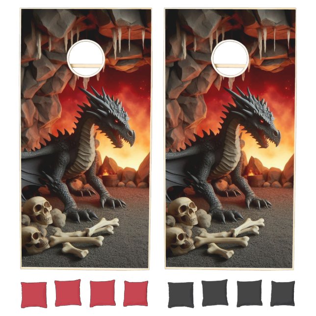 Dragon's Cave Art Cornhole Set (Set)