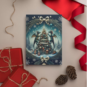 Dragons' Christmas Wonderland Holiday Card
