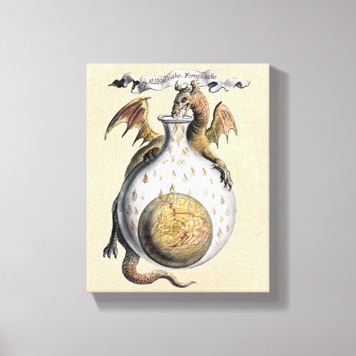 Dragons Crucible of Alchemy Canvas Print