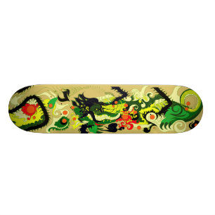 Dragons Den (Parchment) Skateboard Deck