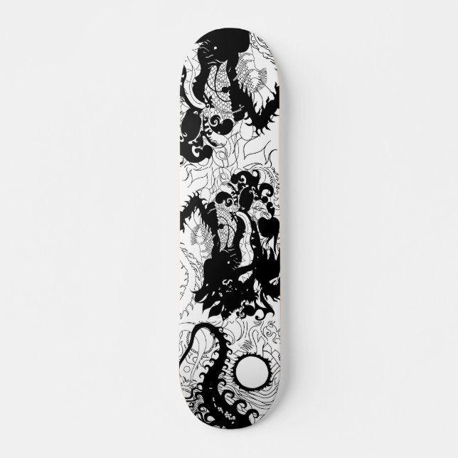 Dragons Den (Silhouette) Skateboard (Front)