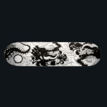 Dragons Den (Silhouette) Skateboard<br><div class="desc">Own the street with the latest epic skateboards by Starhead Designs! This board is at home doing grinds on the half-pipe or kickflips in the street. This 'Dragons Den' skateboard is great for indoor skate clubs, or out in the open by the ramps and curbs of city life. Stand out...</div>