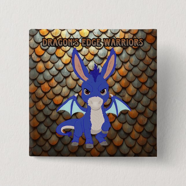 Dragon's Edge Button (Front)