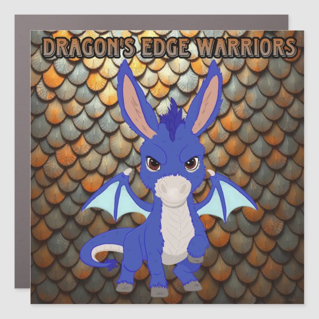 Dragon's Edge Vinyl Magnet (Front)