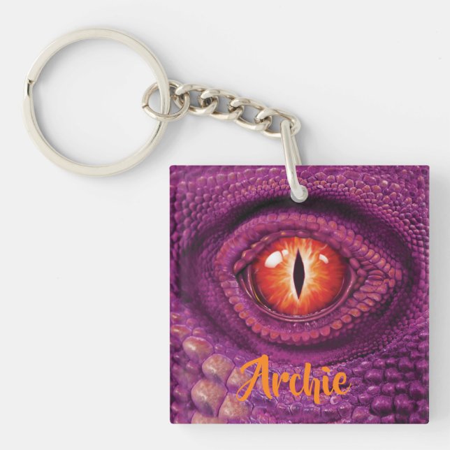 Dragon's Eye acrylic key ring (Front)