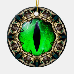 Dragon's Eye Ceramic Ornament