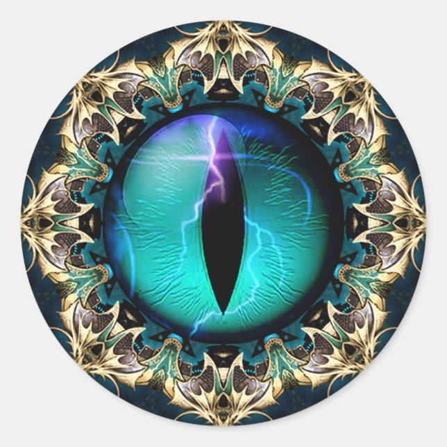 Dragon's Eye Classic Round Sticker (Front)