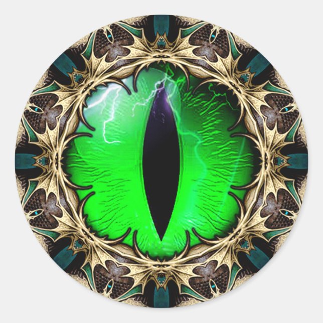 Dragon's Eye Classic Round Sticker (Front)