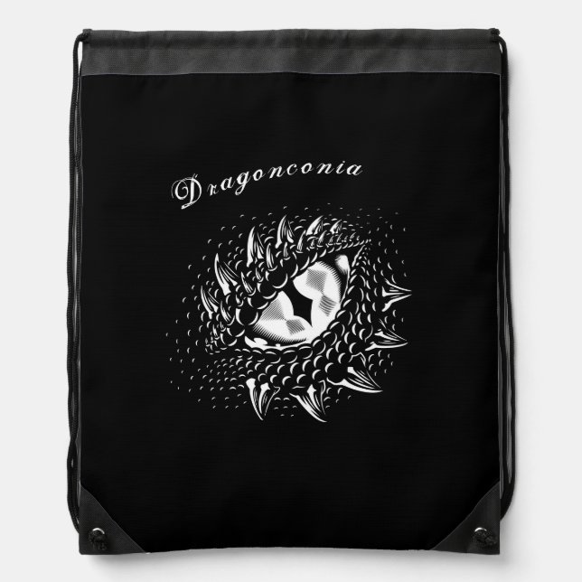 Dragon's Eye, Dragonia Drawstring Backpack (Front)