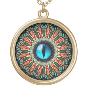 Dragon's Eye Gold Plated Necklace