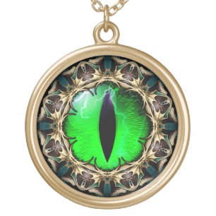 Dragon's Eye Gold Plated Necklace