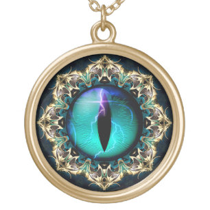 Dragon's Eye Gold Plated Necklace