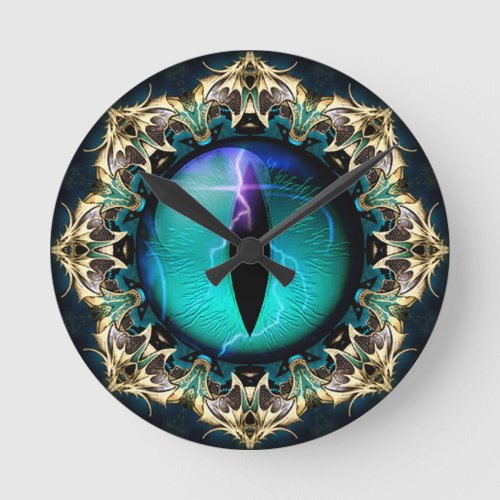 Dragons Eye Round Clock