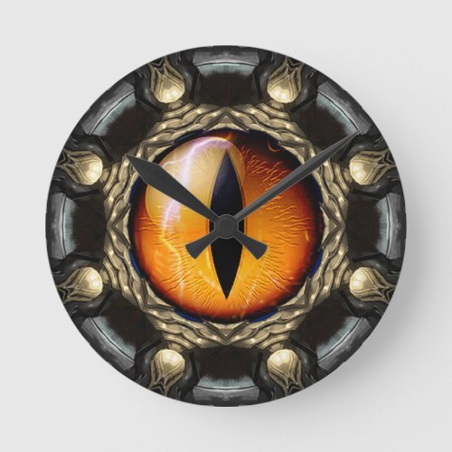 Dragons Eye Round Clock