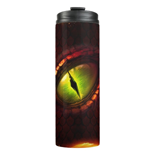 Dragon's Fire Red Eye Thermal Tumbler (Front)
