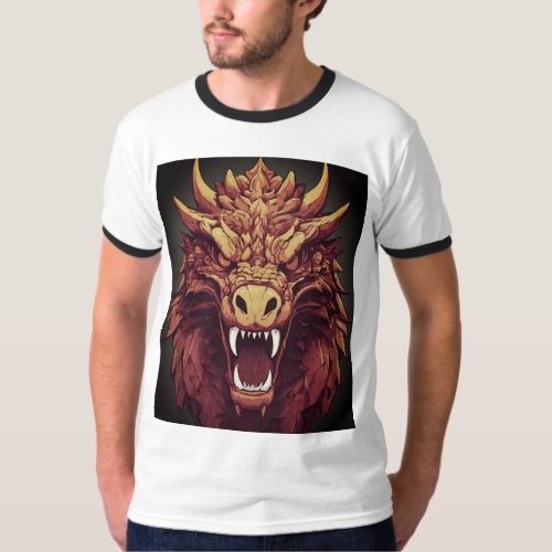 Dragons Fury Conquer with this Ominous T_Shirt T_Shirt