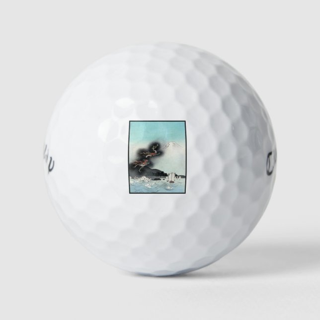 Dragon's Fury Sea Battle for Mount Fuji, Japan Golf Balls (Front)