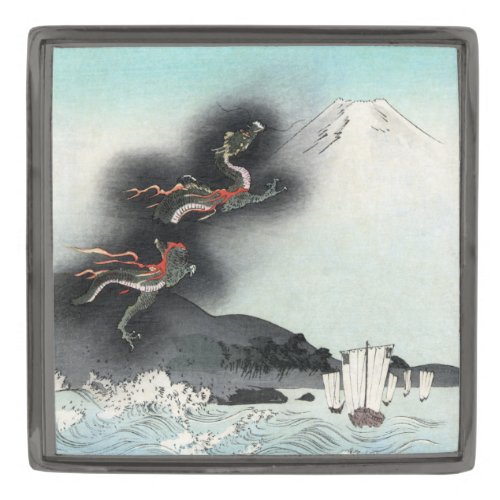 Dragons Fury Sea Battle for Mount Fuji Japan Gunmetal Finish Lapel Pin