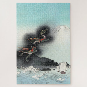 Dragon's Fury Sea Battle for Mount Fuji, Japan Jigsaw Puzzle