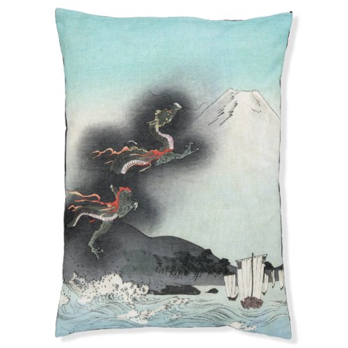 Dragons Fury Sea Battle for Mount Fuji Japan Pet Bed