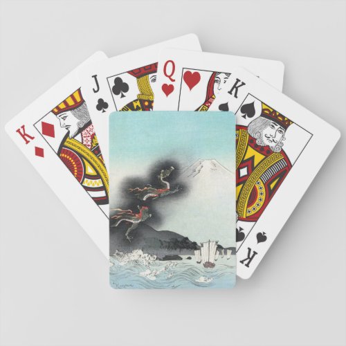 Dragons Fury Sea Battle for Mount Fuji Japan Poker Cards