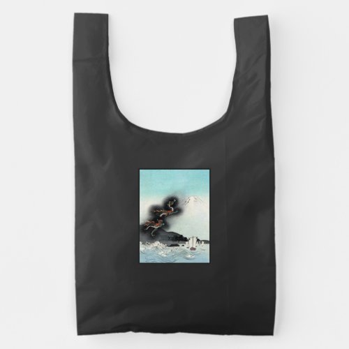 Dragons Fury Sea Battle for Mount Fuji Japan Reusable Bag