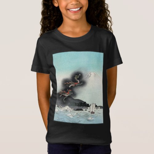 Dragons Fury Sea Battle for Mount Fuji Japan T_Shirt