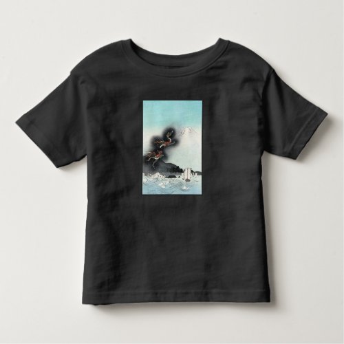 Dragons Fury Sea Battle for Mount Fuji Japan Toddler T_shirt