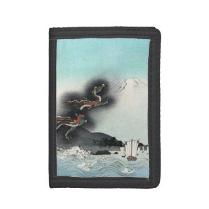 Dragon's Fury Sea Battle for Mount Fuji, Japan Tri-fold Wallet