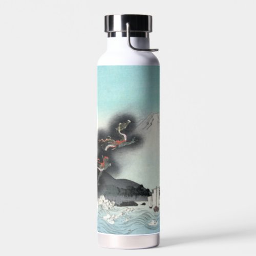 Dragons Fury Sea Battle for Mount Fuji Japan Water Bottle