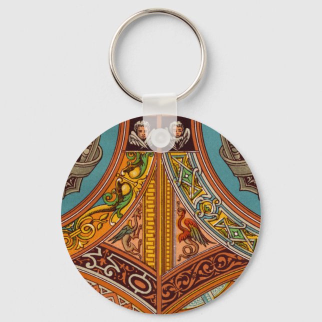 Dragons & Gargoyles Keychain (Front)