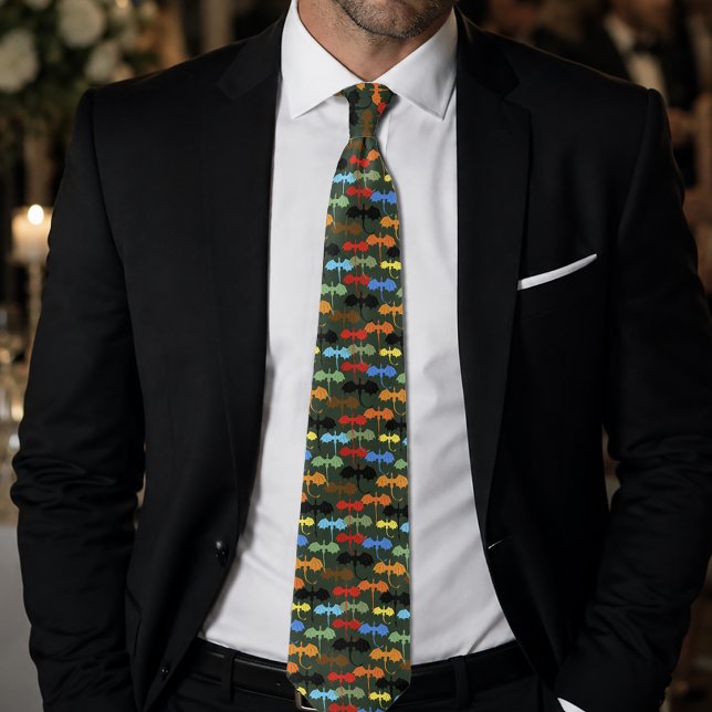 Dragons Green Flight Fantasy Neck Tie (Creator Uploaded)