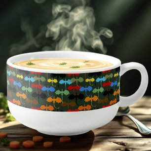 Dragons Green Flight Fantasy Soup Mug